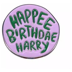 Значок Торт С Днем рождения Гарри Поттер