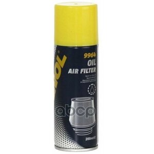 9964 Mannol Air Filter Oil 200 Мл. Масляная Пропитка Воздушных Фильтров MANNOL арт. 9964