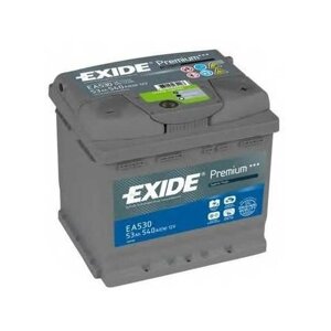 Акб EXIDE premium 12V 53ah 540A 207x175x190 /EXIDE EA530