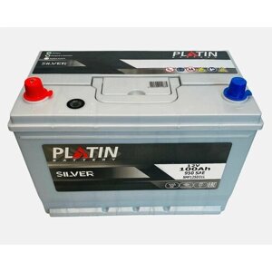 Аккумулятор автомобильный Platin Silver Asia 100 Ач 900 A п. п. SMF 125D31R 306х173х225