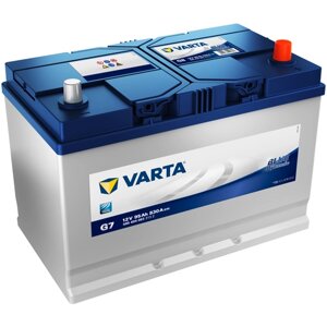 Аккумулятор автомобильный Varta Blue Dynamic G7 6СТ-95 обр. (115D31L) 306x173x225