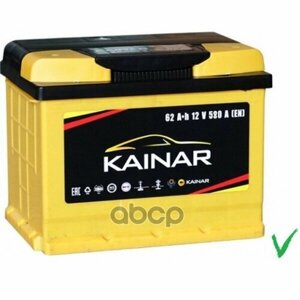 Аккумулятор Kainar 62А/Ч Обратная Полярность KAINAR арт. 6СТ62(0)