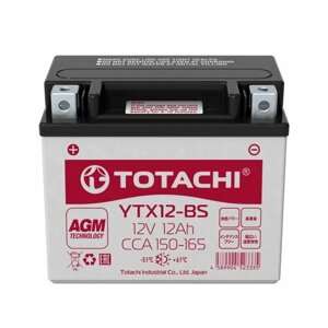 Аккумулятор мото Totachi 90012 12 а/ч Прямая полярность
