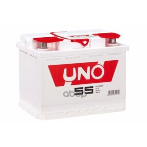 Аккумулятор Uno 55Ач En480 242Х175х190 Обр/П UNO арт. 555108010