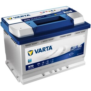 Аккумулятор VARTA Blue Dynamic EFB N70 (570 500 076), 278x175x190, полярность обратная