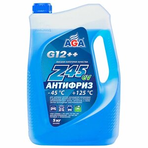 Антифриз AGA Z45ev G12 5 кг синий