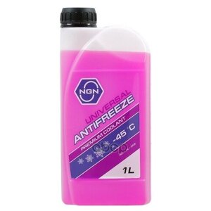 Антифриз, Готовый Раствор Universal Antifreeze G12 -45 Фиолетовый 1л NGN арт. V172485650