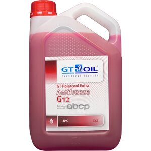 Антифриз Gt Polarcool Extra Antifreeze G12 Красный, 3 Кг GT OIL арт. 4665300010225