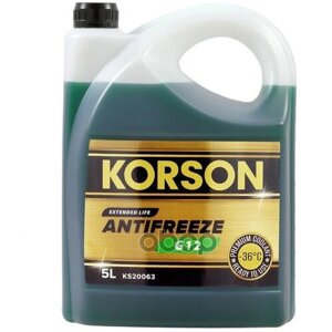 Антифриз Korson G12 (36) Зеленый 5Л. Korson арт. KS20063