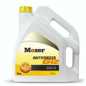 Антифриз MOZER Gold желтый G12 10 кг MOZER 4606536 | цена за 1 шт