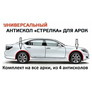 Антискол Стрелка (4-х арок) для Chevrolet Captiva