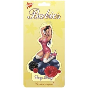 Ароматизатор Babies "Sexy Berry", Лесные Ягоды Подвесной Картонный AZARD арт. BBS-01