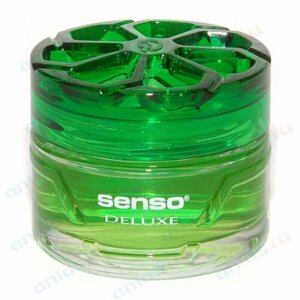Ароматизатор на панель Dr. Marcus Senso Deluxe гелевый green apple 50 мл, DM280box (1 шт.)
