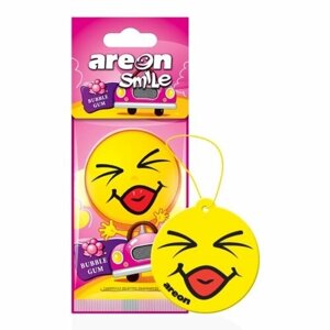 Ароматизатор подвесной (Buble Gum/Бабл Гам) AREON" SMILE RING (картон)