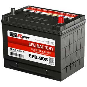 Авто аккумулятор rdrive EFB S95 28800-36110