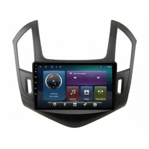 Автомагнитола 9 дюймов Chevrolet Cruze 1 2013-2015 черная / Android 2Gb+32Gb / GPS / Bluetooth / Wi-Fi / FM-радио