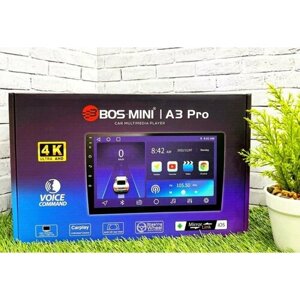 Автомагнитола Android Bos-Mini A3 Pro 2/32 с кулером на 9-дюйм мощная сенсорная магнитола 2din с 4 ядерным процессором 2/32 GB и кулером охлаждения