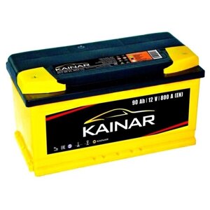 Автомобильный аккумулятор Kainar 6СТ90 VL АПЗ п. п., 353х175х190, полярность прямая