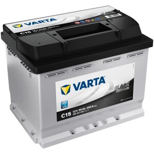 Автомобильный аккумулятор VARTA Black Dynamic C15 (556 401 048), 242х175х190, полярность прямая