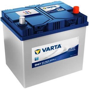 Автомобильный аккумулятор VARTA Blue Dynamic D47 (560 410 054), 232х173х225, полярность обратная