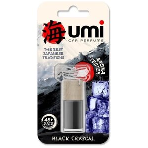 Автомобильный ароматизатор воздуха Tensy серия UMI Черный лед, бутылочка