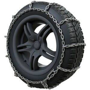 Цепи противоскольжения 335/80 R17 GROSCO для внедорожников. Диаметр прутка цепи 6 мм / Рисунок Лесенка