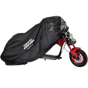 Чехол-тент на двухколесный мотоцикл WS-RAIN COVER XXL, цвет черный, водонепроницаемый