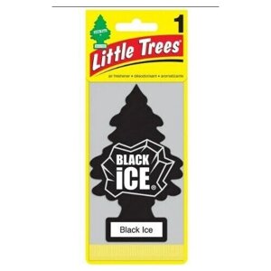 Дезодорант на зеркало LITTLE TREES ваниль Black Ice (Елочка Американка)