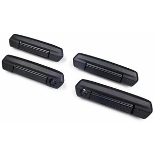 Дверные наружные ручки ВАЗ 2101, 2102, 2103, 2106, стандарт, черные, комплект