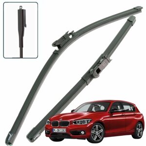 Дворники BMW 1-Series (2) F20 БМВ 1 серии 2015-2017 бескаркасные 550-450