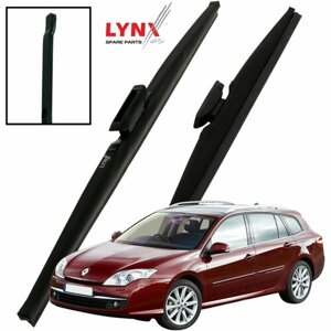 Дворники Renault Laguna (3) KT01 Рено Лагуна универсал 2007 2008 2009 2010 Щетки стеклоочистителя зимние LYNXauto 650мм-400мм к-т 2шт.