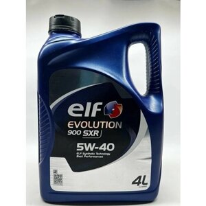 Elf Evolution 900 - Синтетическое моторное масло 5w40, 4 литра