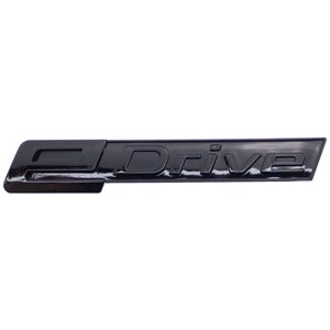 Эмблема E-drive для BMW черный глянец