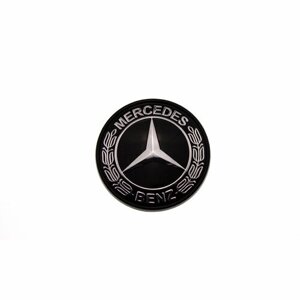 Эмблема на капот для Mercedes-Benz черная