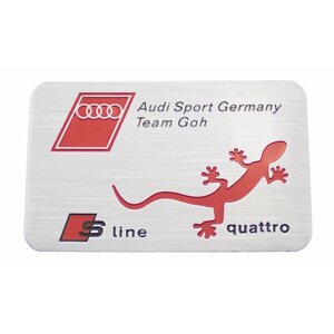 Эмблема универсальная Audi S-line