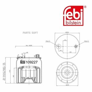 FEBI 109227 _Пневмоподушка подвески