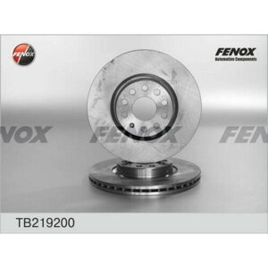 FENOX TB219200 диск тормозной AUDI A3/VW GOLF V/VI/passat/tiguan передний вент. D 312мм.