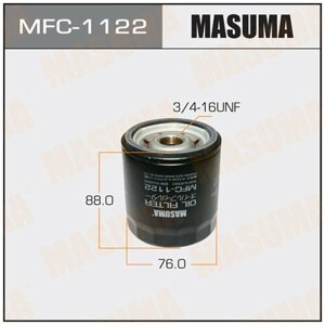 Фильтр масляный MASUMA MFC1122 для Toyota Land Cruiser Prado 150, Hiace H200, Camry XV30, Corolla E140 / E150