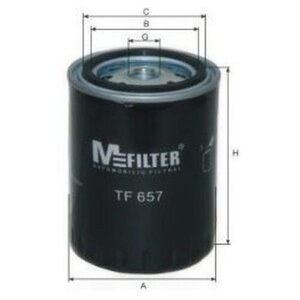 Фильтр масляный Mfilter TF 657
