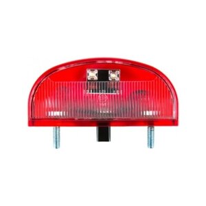 Фонарь освещения знака номерного универсальный (пластик) красный 12-24V сакура