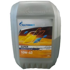 Gazpromneft 0253142144 масло моторное SUPER SG/CD 10W40 п/синт. 20л gazpromneft