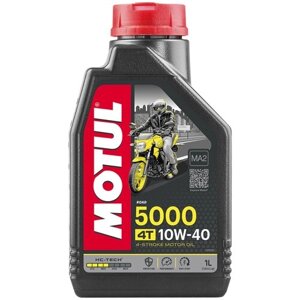 HC-синтетическое моторное масло Motul 5000 4T 10W40, 1 л