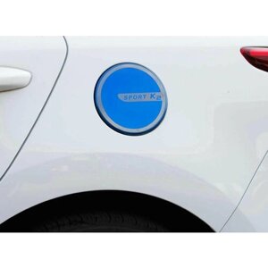 Хромированная накладка на крышку бензобака с логотипом Sport K2 для автомобиля Киа Рио 4 - Kia Rio IV - 2017-2023