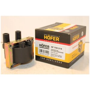 Катушка зажигания HOFER HF750314 (ваз 1111, змз-406) черный