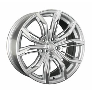 Колесный диск LS LS750 18x8" PCD5x112 ET40 D73,1 серебристый с полированными лучами