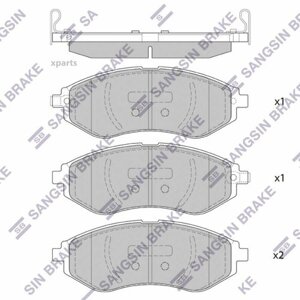 Колодки передние AVEO T200 T300 SP4207