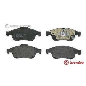 Колодки тормозные дисковые передн, FIAT 500X 14 JEEP RENEGADE вездеход закрытый 14 BREMBO P23165