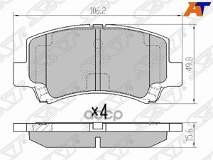 Колодки тормозные перед suzuki WAGON R 00-CHERY A1 07- SAT ST-55810-75F32 | цена за 1 шт