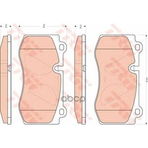 Колодки Тормозные Передние Mercedes-Benz E-Class 3.5 4-Matic/E 280 4-Matic/E 280 Cdi 4-Matic ZF Russia арт. gdb1733zfr