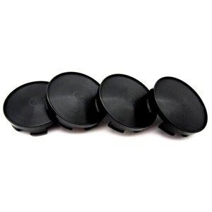 Колпачки, заглушки на литые диски СКАД Шевроле черный, 56/51/12 мм, комплект 4 шт.